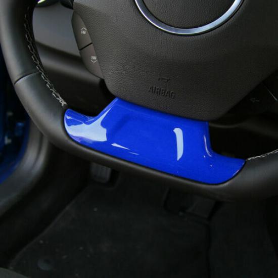 Inner Steering Wheel Lower Cover Panel Bezels Trim For Chevrolet Camaro 17+Blue