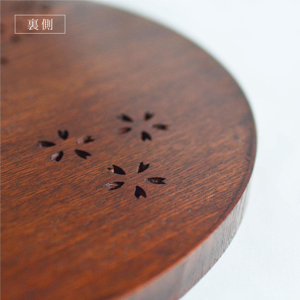 Kicoriya Round Wooden Tray, 30cm, Round Wooden Tray, Perfect for Cafes