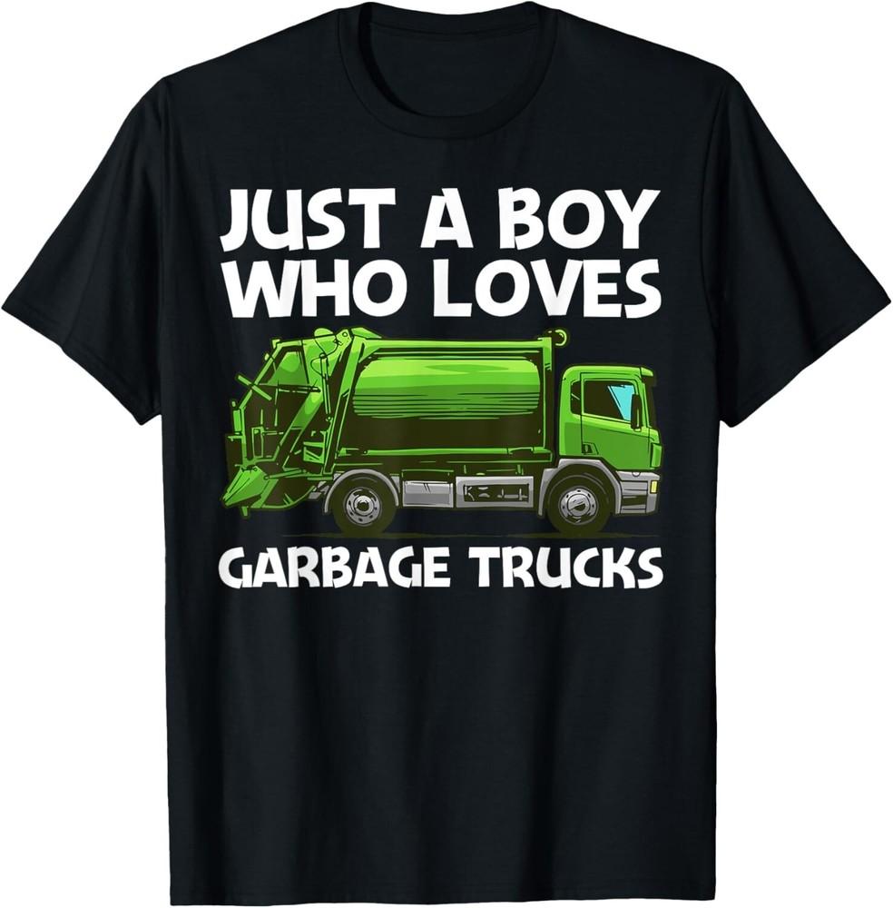

Best Garbage Truck For Boys Waste Management Garbage Gift Unisex T-Shirt S