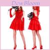 Adult Halloween Ghost Bride Costume In Red For Game Anime Cosplay