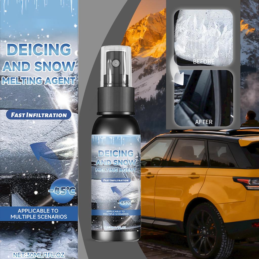 Rear View Mirror Deicing Agent  Rear View Mirror Deicing Spray  Automobile Glass Antifreeze Spray  Rear View Mirror Defroster  30ml
