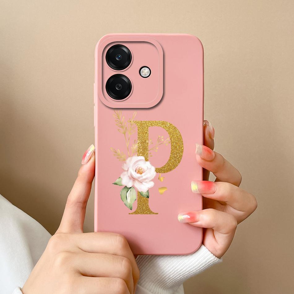 For Oppo A40 A40m A60 A80 Case Simple Letters Soft Liquid Silicone Anti Drop Phone Back Cover For Oppo A 60 4G 5G Couple Bumper
