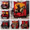 Game R-Red Dead-Redemption Hot Figures Flannel Blanket Home Sofa Lunch Break Blankets Children Student Blankets Nap Cover Kid