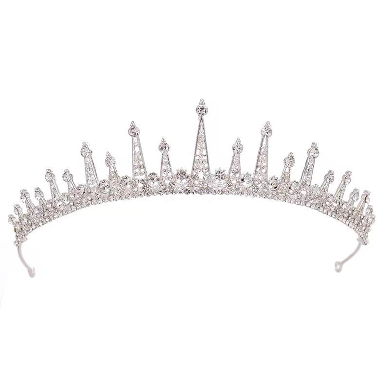 Bridal Crown Baroque Headband Princess Crown Wedding Hair Accessories Performance Crown Tiara