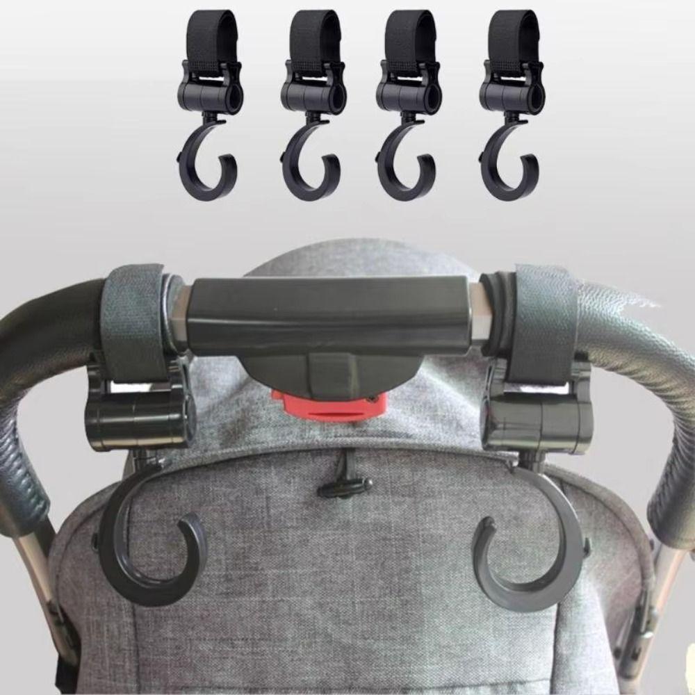 Large Hook Pushchair Hanger Hook and Loop Pram Accessories Decor Stroller Accessories Car Seat