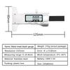 0.01mm Precision Digital Tread Depth Gauge - 0-25mm LCD Stainless Steel Caliper with Metric/Inch Interchange for Tyres