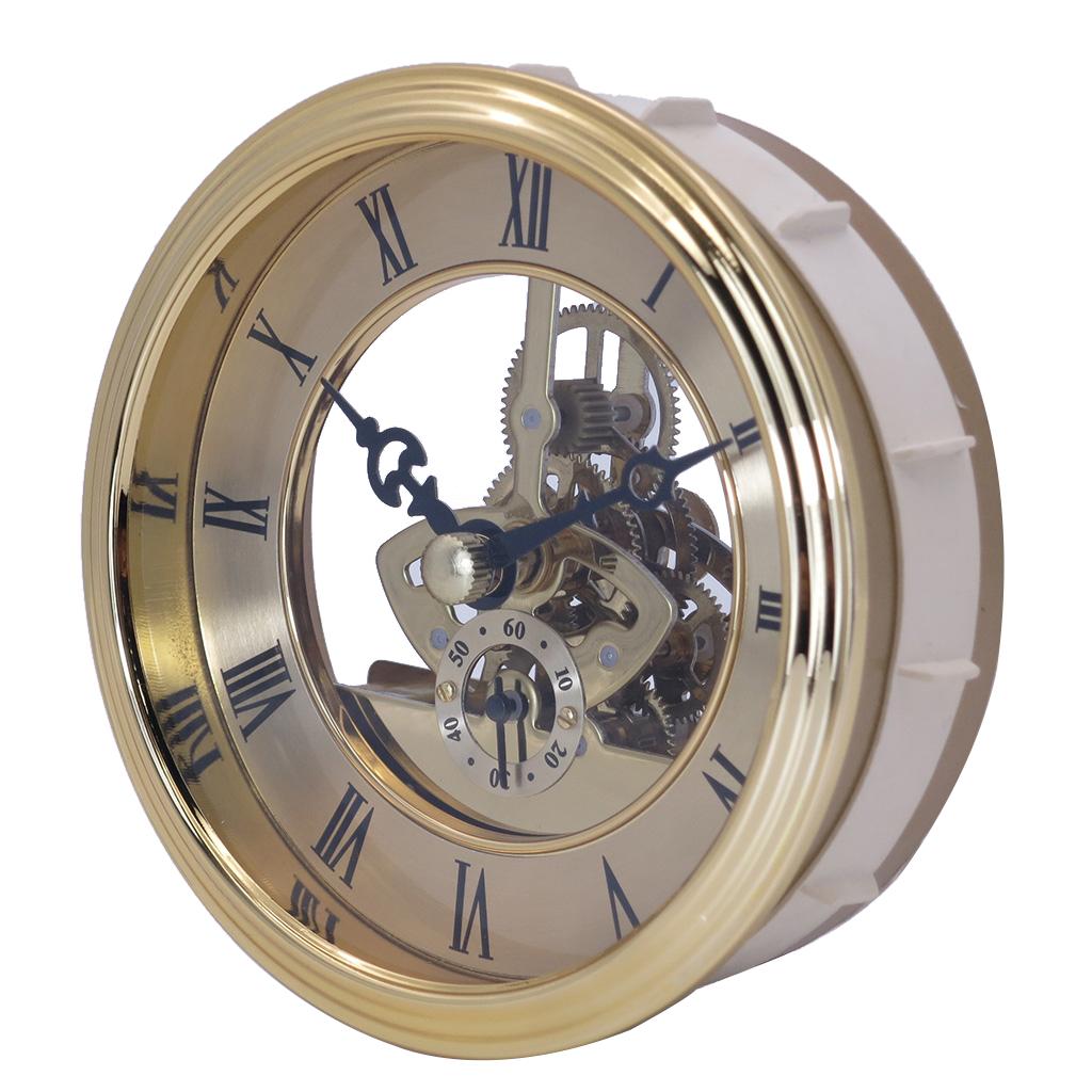 97mm Roman Numeral Watch Quartz Clock Insert with Rubber Handcraft Wall Clocks Making