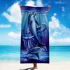 Tropical Pineapple Striped Beach Towel Quick Dry Polyester Bath Towel Summer Swim Pool Travel Vacation Outdoor Blanket
