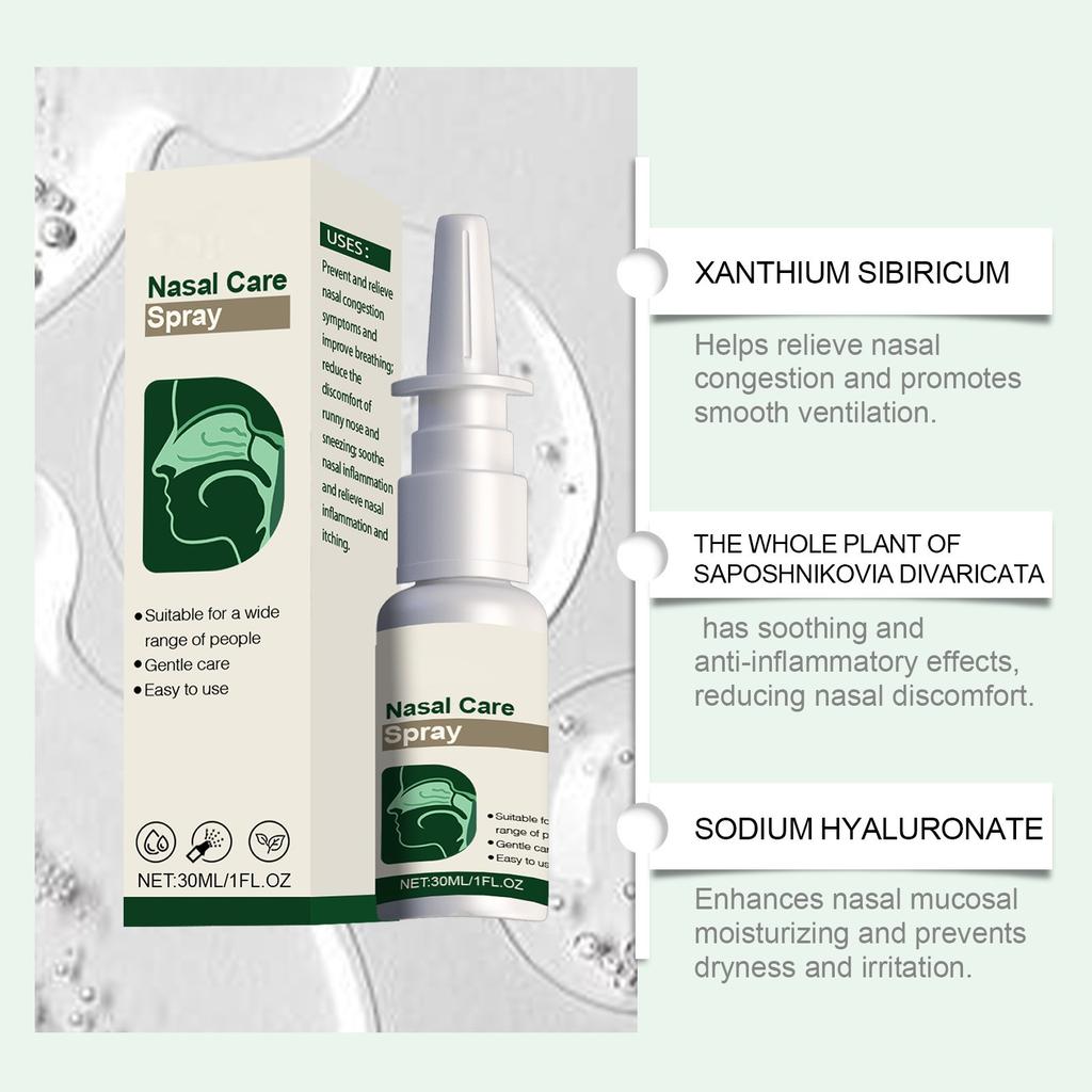 Care Spray Extract Nasal Blockage Cleaning Moisturizing Spray Daily Convenient Care Spray 30ml