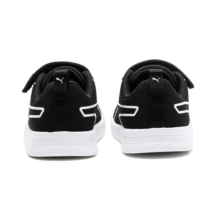 Puma Kali V Black And White Sports Running Shoes Kids sneaker 367796-01