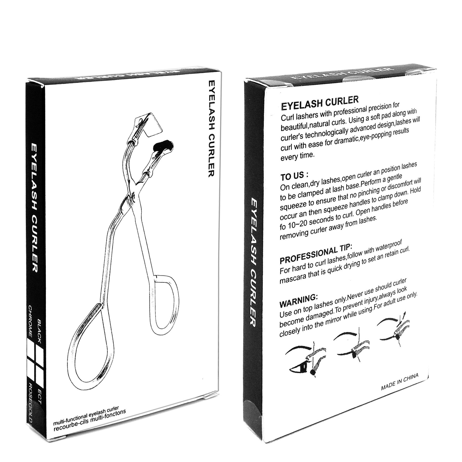 Portable Segmented Eyelash Curler for Corner and Outer Eye Makeup