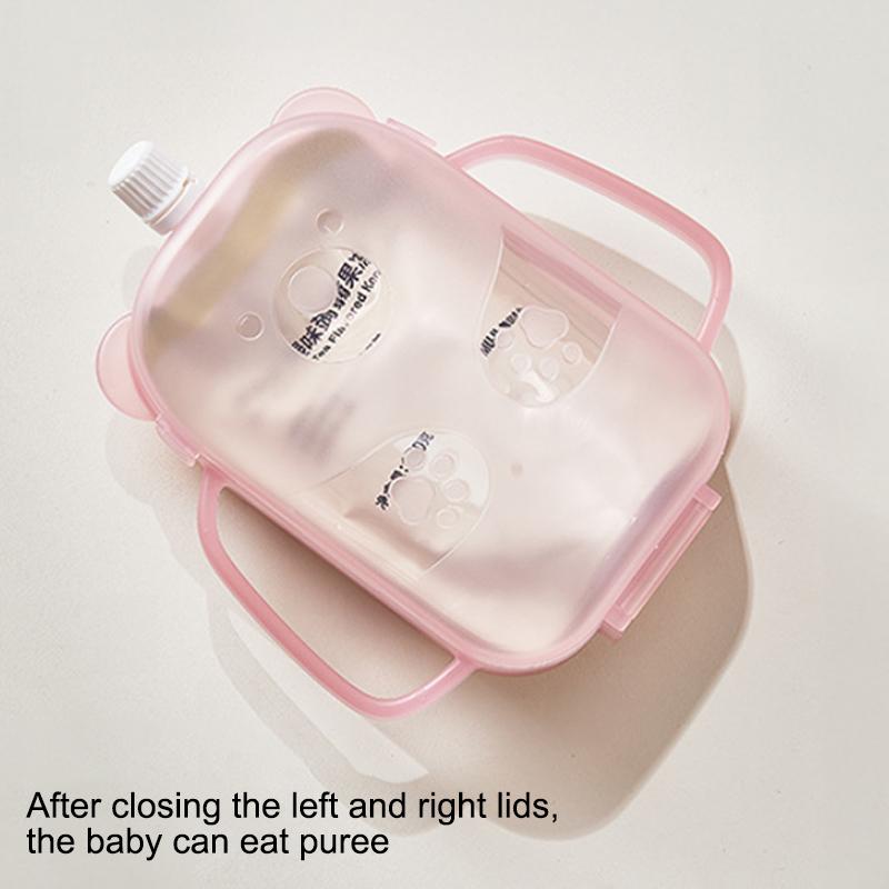 Convenient Food Pouch Holder Mess-Free Snack Pouch Holder Toddler Food Squeezer Pp Pouch Bag No More Spills Or Squeezes