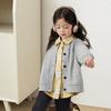 LUSON Baby Girls' Back Print Casual Baseball Jacket