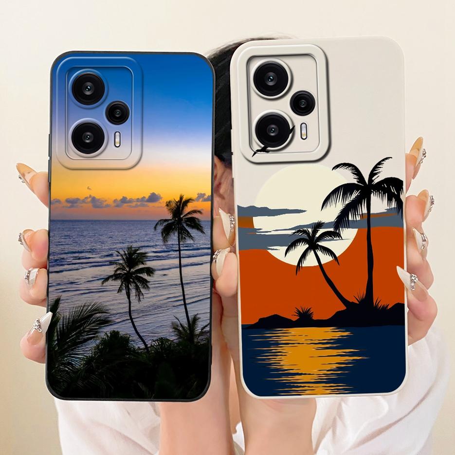 For Xiaomi Poco F5 Case Redmi Note 12 Turbo Cool Owl Dragon Painted Cover Soft TPU Phone Case For Xiaomi Poco F5 Pro PocoF5 Bags