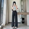 Women’s High-Waist Loose Wide-Leg Summer Pants - Lightweight Acetate Fabric