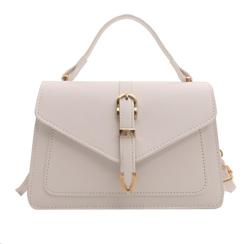 Handheld Women'S Bag Summer Fashion Shoulder Bag Textured Hardware Women'S Bag Small Square Bag Crossbody Bag