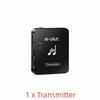 WP-10 2.4G Wireless System Earphone Monitor Rechargeable Transmission System Transmitter Receiver Mono Recording Function