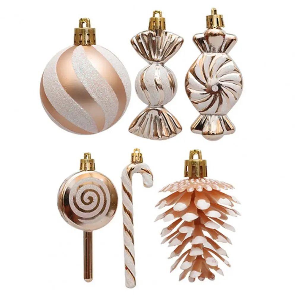 13pcs Plastic Christmas Candy Ball Pendant Reusable Merry Christmas Decor  Wedding Party