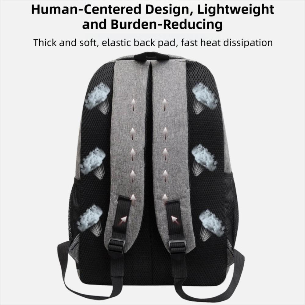 Universal Ergonomic Men Backpack Wear Resistant Water-repellent Business Backpack Fashion Large Capacity Computer Bag Hiking