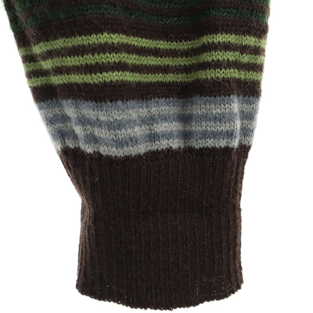 MISSONI SPORT made in Italy Border Pattern Long sleeve sweater 50 knit Men's Used