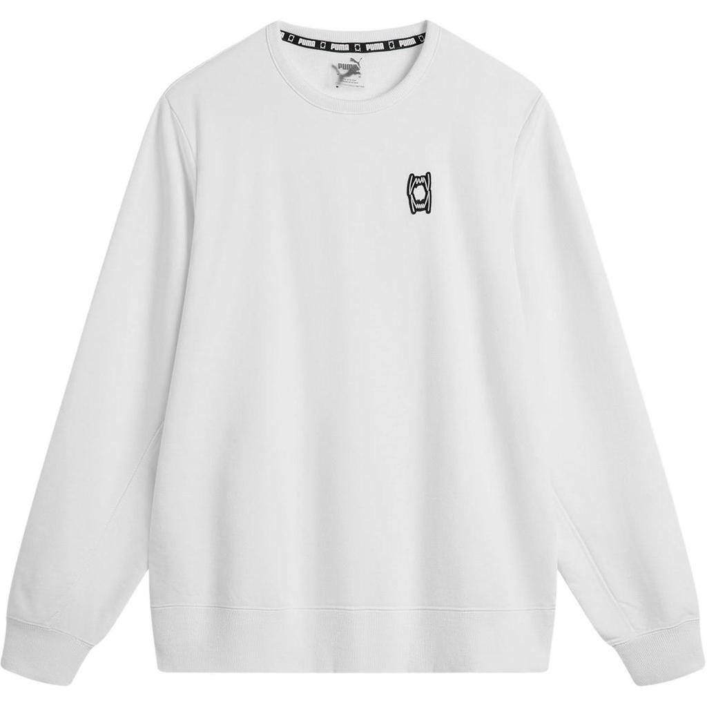 Puma Casual Knit Crewneck Sweatshirt Unisex Sweatshirt White 624782-03