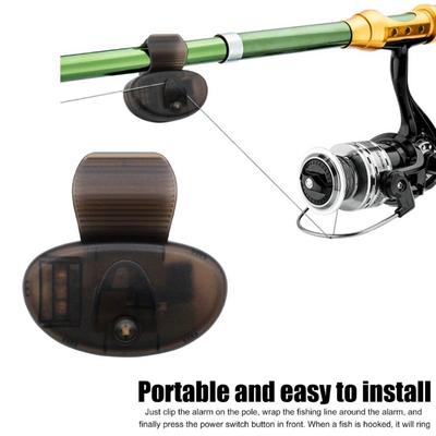 LED Indicador with Loud Sound Bell Clip Indicator Sound Bite Alert Bell Essential Fishing Accessory for Daytime Night Fishing