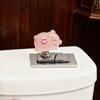 Luminous Luminous Little Pig Press Glow In the Dark Toilet Button Water Press Flush Button  Women