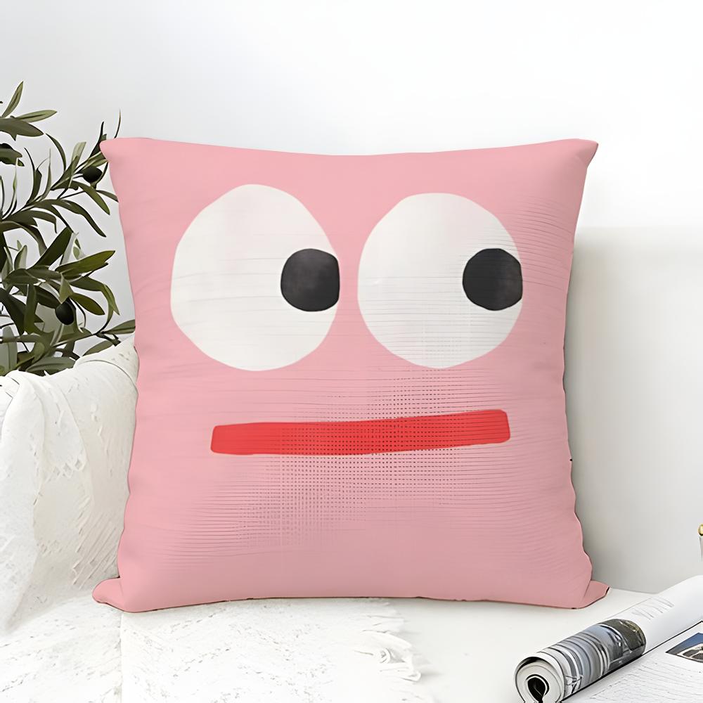 Pillow Case Cotton Linen Fabric Square Zipper Pillowcase Home Decorative Living Room Aesthetic Art Artist J-Jean Jullien 3