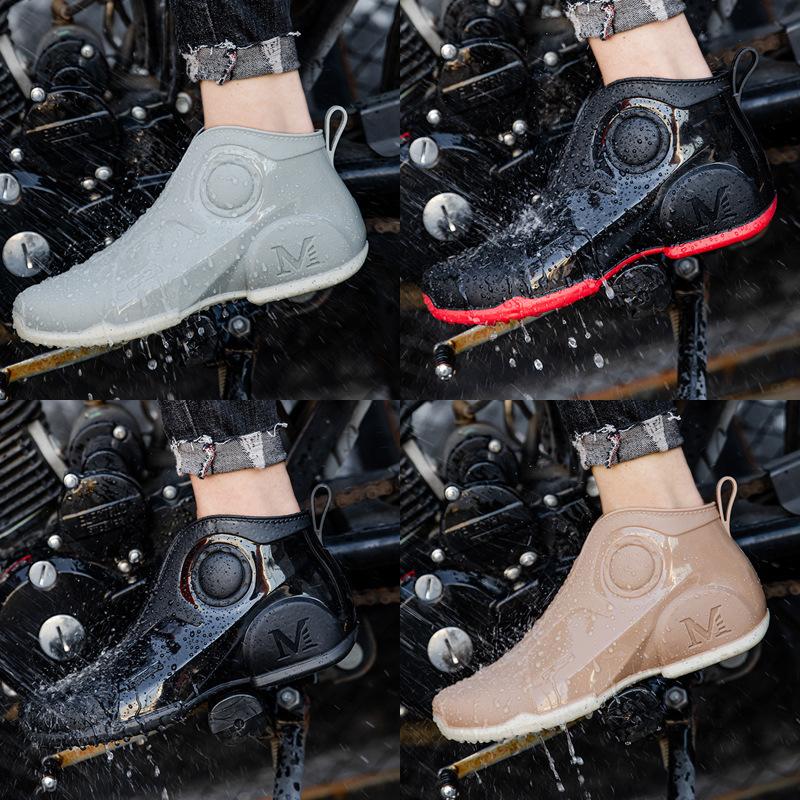 New Rain Shoes Men's Rubber Shoes Men's Water Shoes Summer Waterproof Fishing Shoes Men's Outdoor Kitchen Non-slip Waders