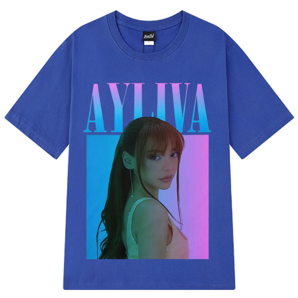 Singer Ayliva Vintage Graphic Printed Tshirt Unisexs Unisex Harajuku Tshirt Shortsleeved Loose Y2k Clothes Oversized Tshirts