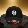 Half-Face Skull Shattered Hat, Unisex Printed Baseball Cap Sandwich Brim Snapback Sports Cap, Suitable for Daily Commuting and T