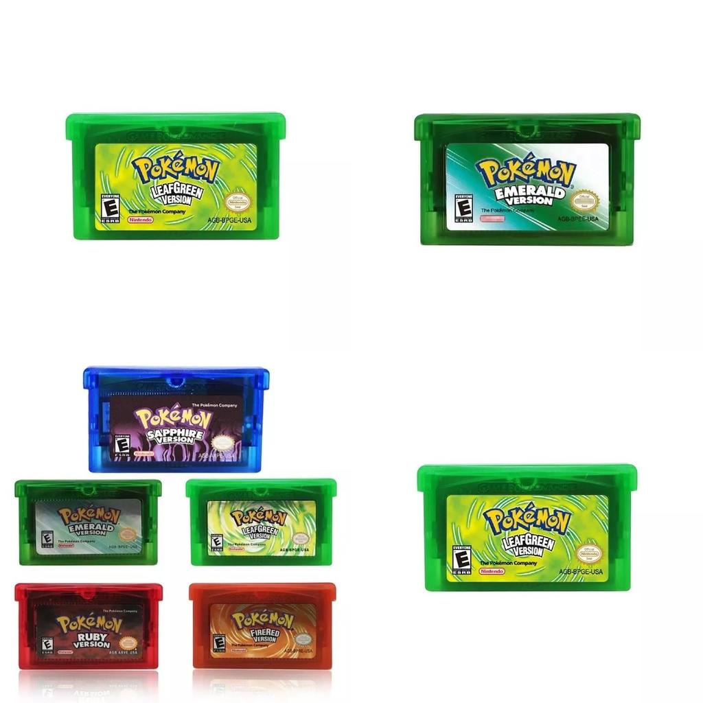Nostalgic Ndsl Gbm Gbasp Gba Game Cartridge Collection With Legendary Pokmon Designs