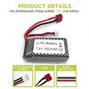 2PCS 7.4V 1800mAh T-Plug Lithium Battery for WLTOYS 144001, 12402, 12403, 12404, 12423, 12428, A959-B, A969-B, A979-B, and K929-B High-Speed ??Drift R