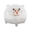 Baignoire transparente pour hamster, bac à sable pour petits animaux, bac à poussière, lit pour hamster, accessoires pour cage