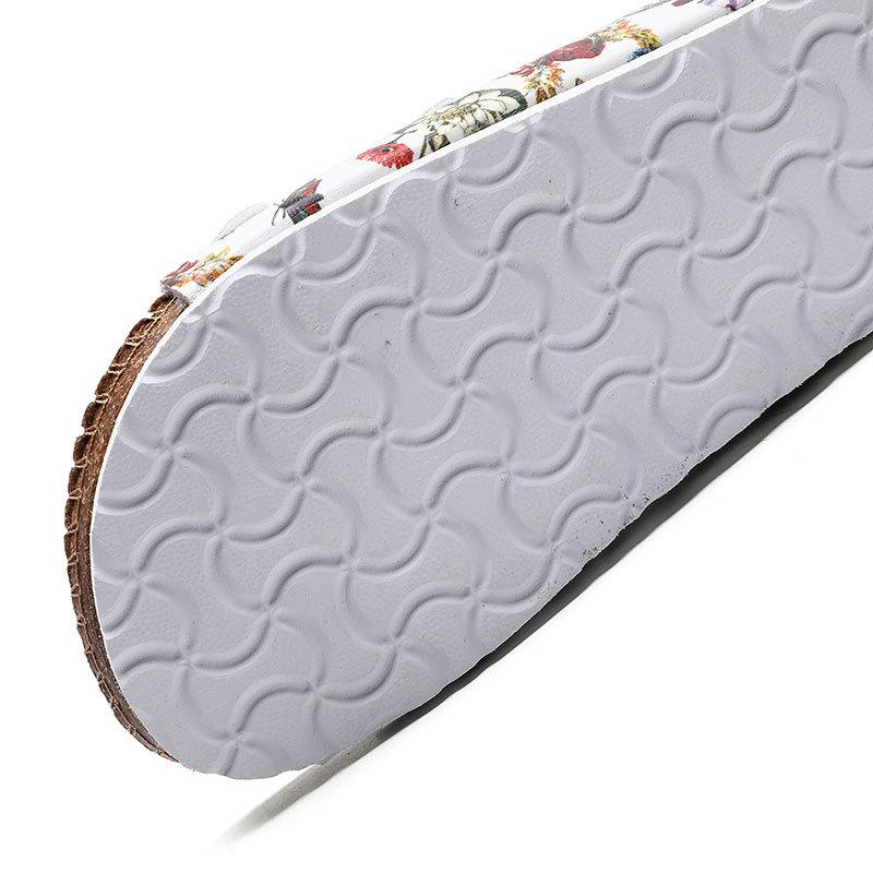 Мода Whoholl Brand 2024 Новые летние пляжные пробковые тапочки повседневные нескользящие — фото 4