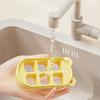 with Cover Little Bear Ice Grid Food Grade Ice Grid Tray Silicone Ice Cube Mold  Summer Drink