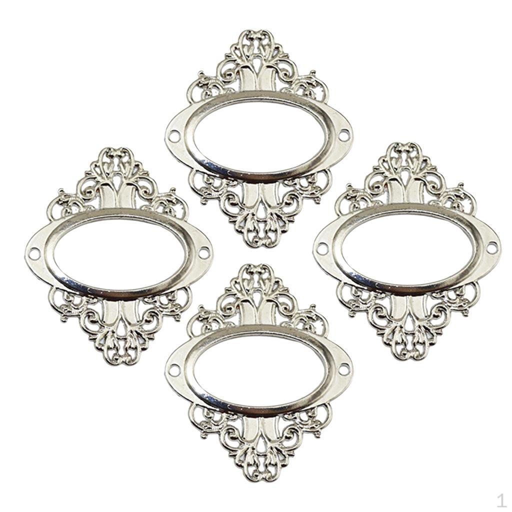 

Label Holder Drawer Knobs Pulls White