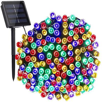 Catena Luminosa Solare a 20/50 LED Luce Fatata Giardino Impermeabile Lampada da Esterno Ghirlanda per Natale Festa Vacanze Decorazione Casa