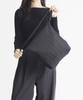 Green Stuff Simple Shopper Bag 62 Random Pleats - Black