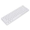 Wireless 2.4 G Mechanical Keyboard White 68 Keys Quick Response Wireless Gaming Keyboard for