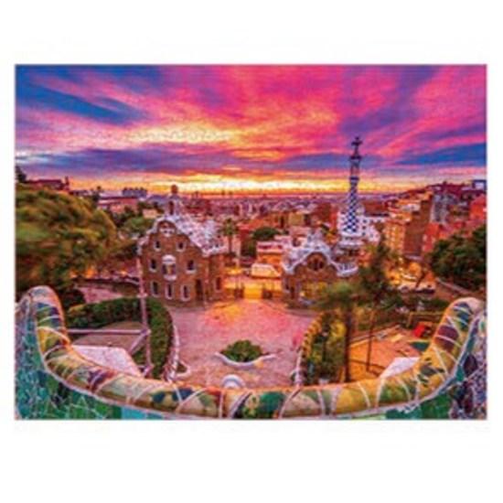 Asmodi Landmark Puzzle Park Guell Board Game 500 Pieces, popular Korean game