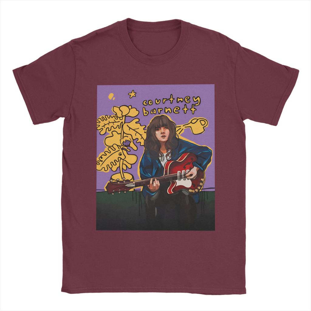 Courtney Barnett Australische Sängerin T-Shirt für Unisex Tolle Reine Baumwolle T-Shirts Rundhals Kurzarm T-Shirt Einzigartige Kleidung