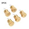 5PCS Gas Injectors Burner Gas Conversion Kit 0.73, 0.73, 0.73, 0.73, 0.97 Nozzle Sizes 0.73, 0.97 Compatible With Most Cooktops