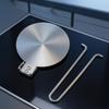 Heat Distributor Plate with Foldable Handle Stainless Steel