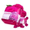 100% Natural Rose Exfoliating Soap with Loofah – Handmade Essential Oil Cleanser for Body and Face