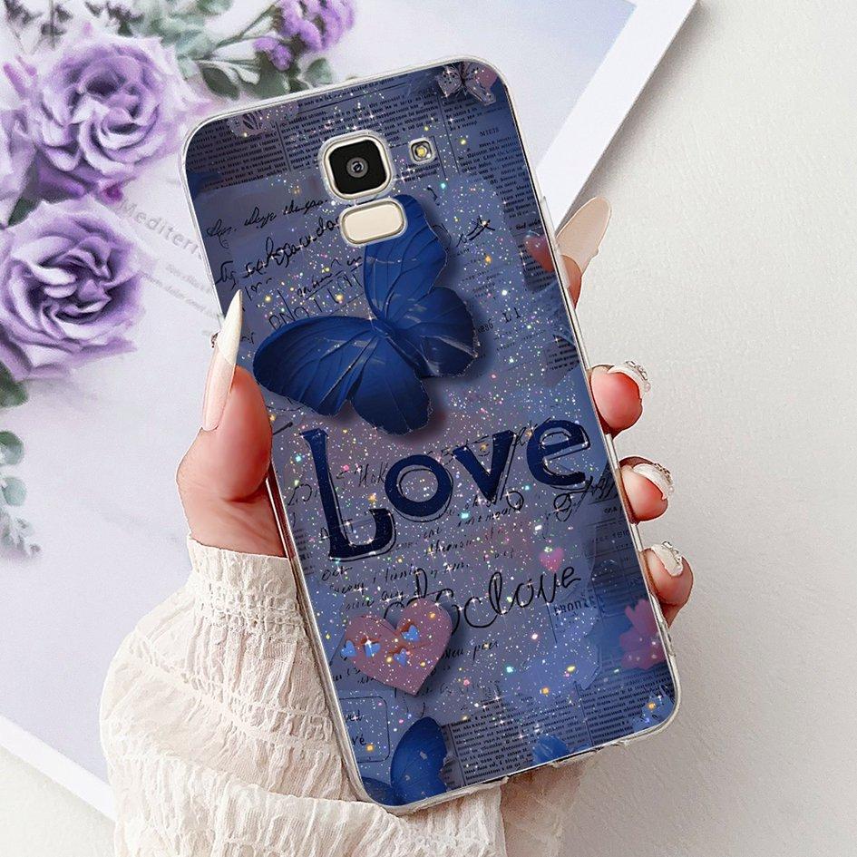 For Samsung Galaxy J6 2018 J600 SM-J600F Case Luxury Marble Dragon Soft Clear Silicone Phone Cover For Samsung J6 Plus J610 Capa