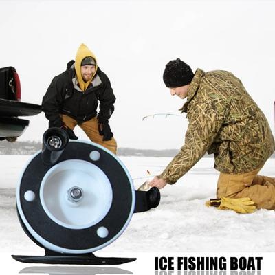 Fishing Reel Compact Lightweight Accessory Functional Solid Plastic Metal Mini for Water Area