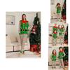 Charming Holiday Themed Family Pajama Set For Kids And Adults Featuring Letter Design