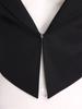 S-XL Donna Giacca Vintage Frac Revers a Punta Scollo a V Apertura Frontale Manica Lunga Giacca da Smoking Capospalla per Cocktail Cameriere Cosplay