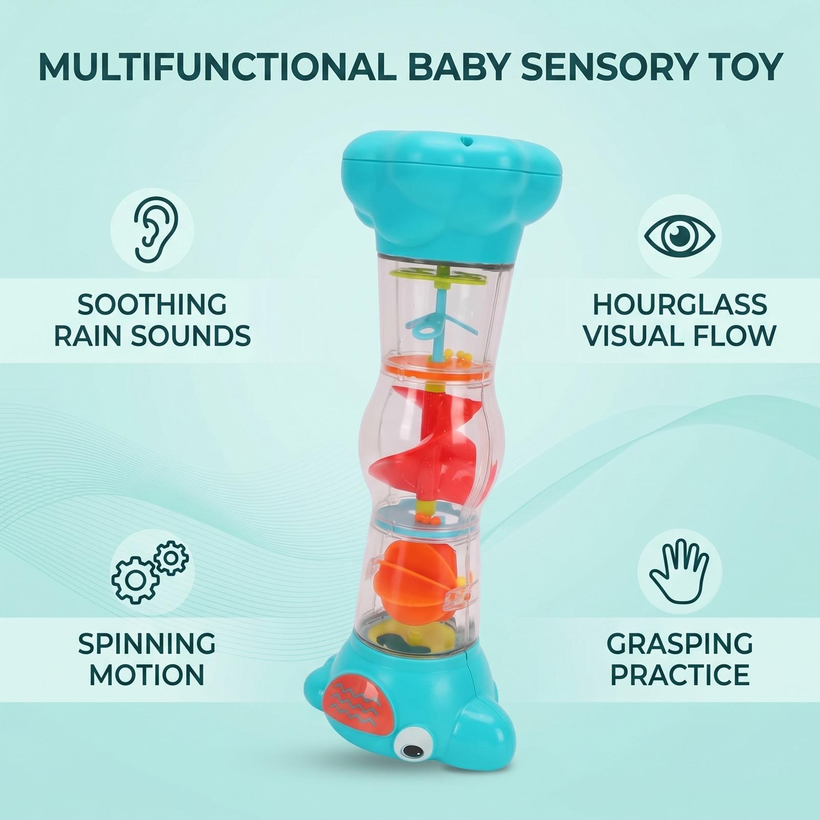 Rainmaker Sensory Toy Early Education Multifunctional Rattle Rainmaker Toy for Infants Toddlers